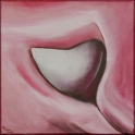 Augenblick einer Riesenassel; Acryl auf Leinwand;
30 x 30 cm